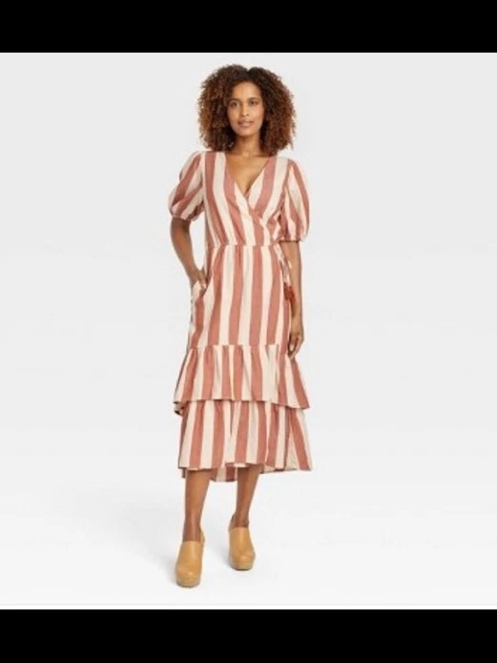Knox Rose Women's Short Sleeve Wrap Dress